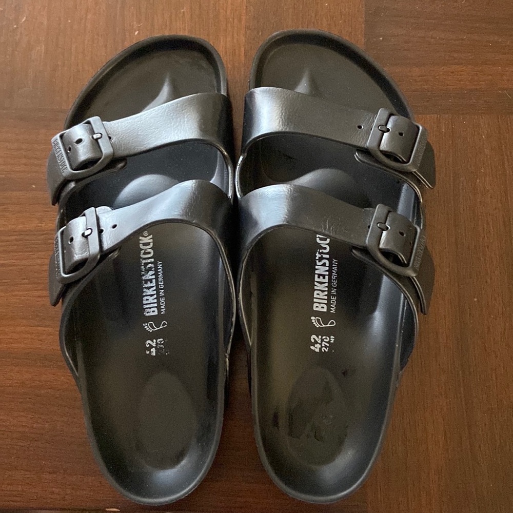 Birkenstocks Rubber Black Sandals